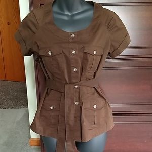 New York and Company camp shirt